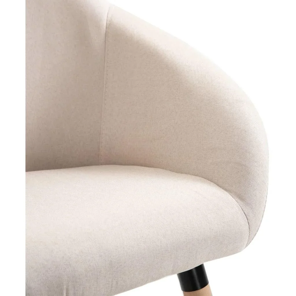 Esszimmerstuhl in Creme - 1