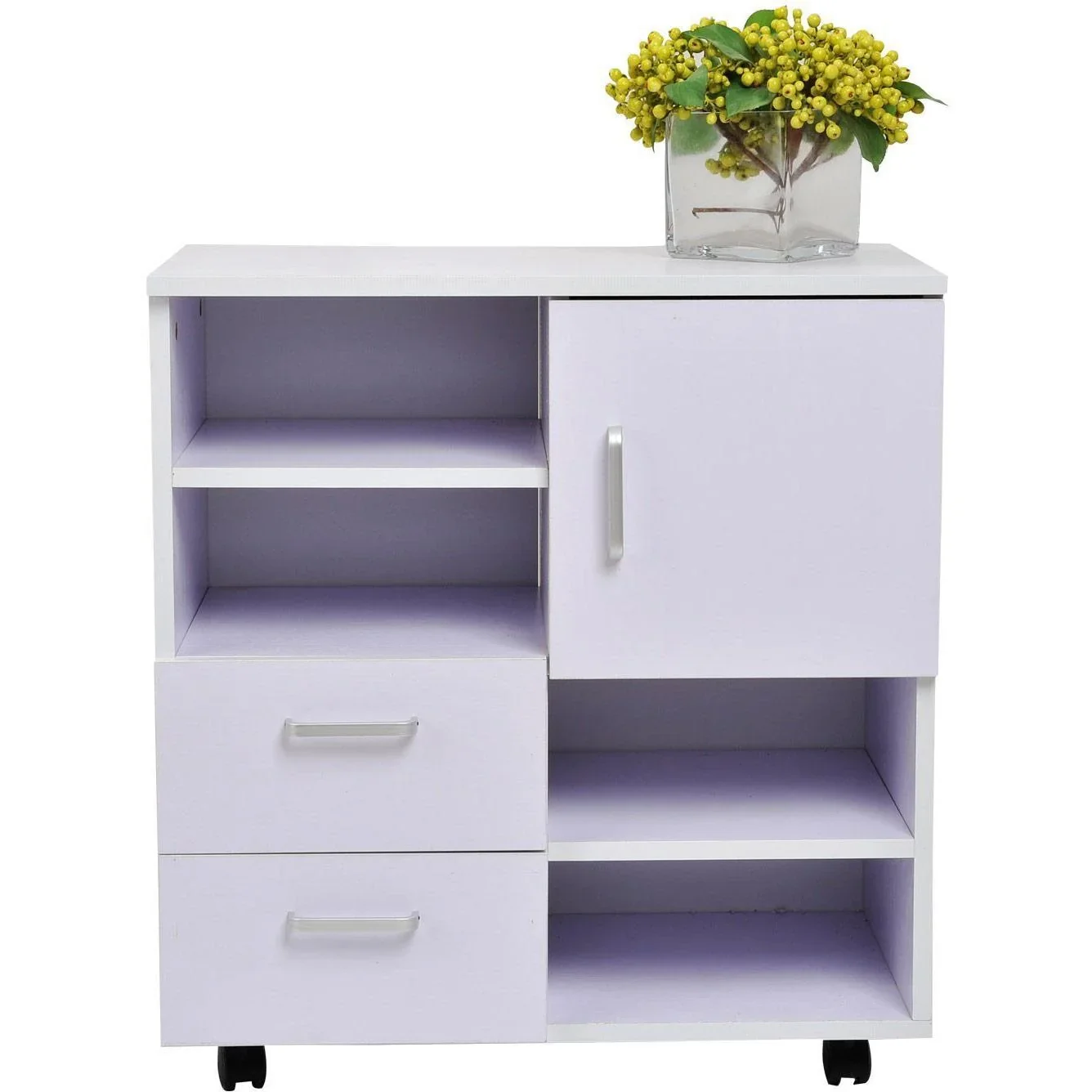 Mobile Kommode Anrichte Mehrzweckschrank - 1