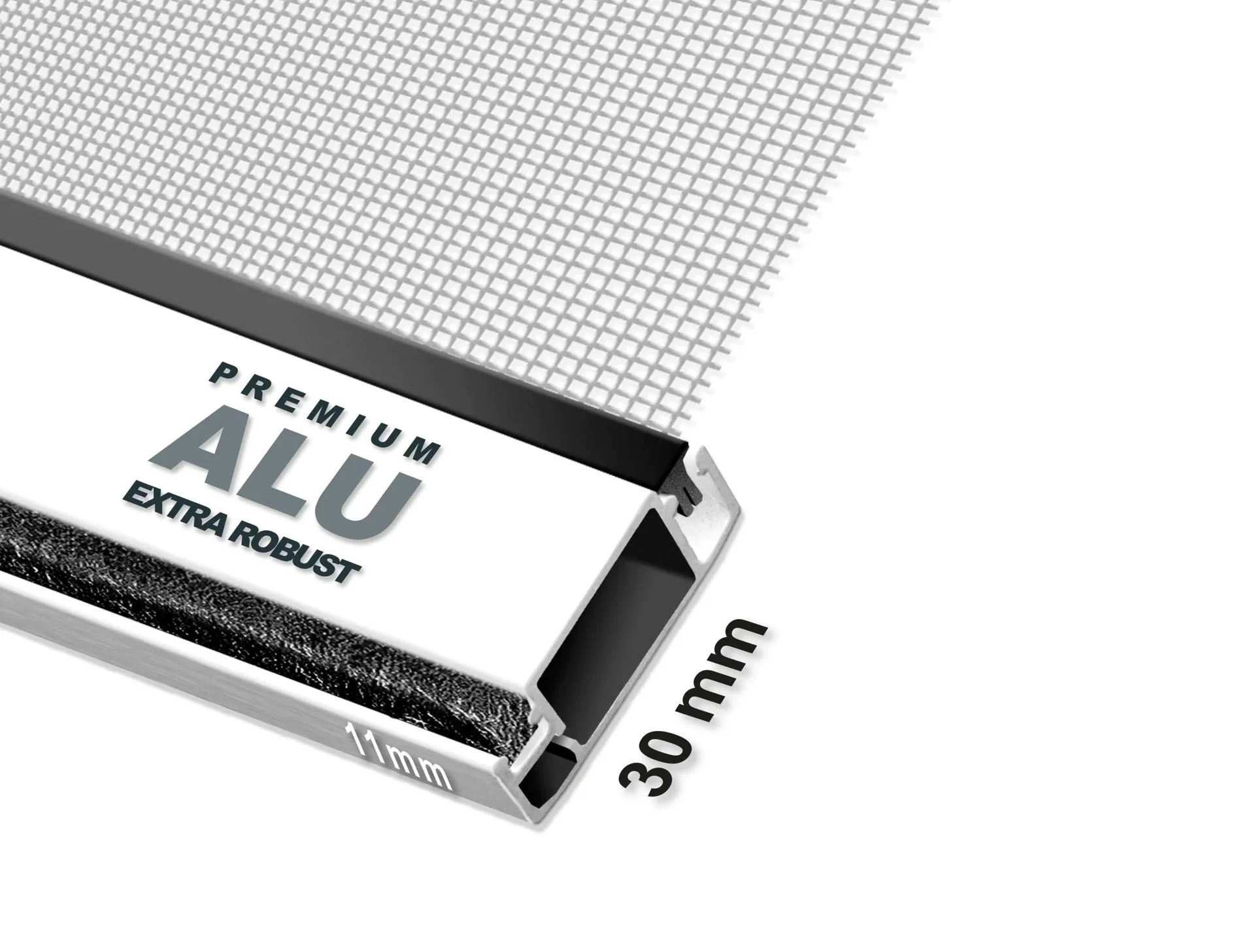 Insektenschutzfenster PREMIUM, Farbe weiß, 140 x 150 cm - 6