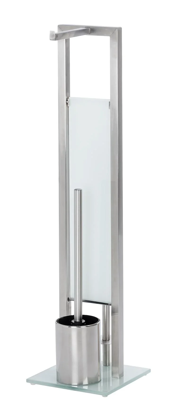 Stand WC-Garnitur Rivalta 3in1, Weiß / Silber matt - 2