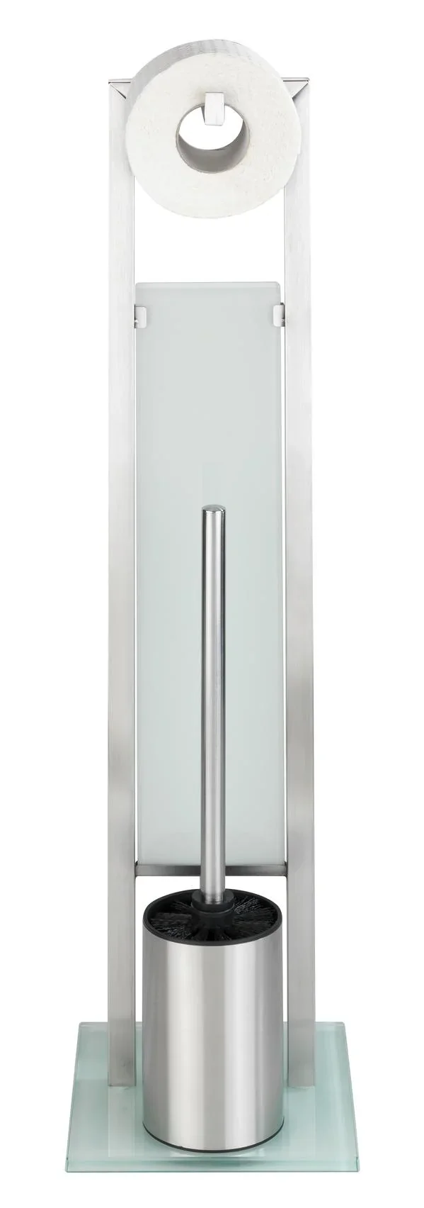 Stand WC-Garnitur Rivalta 3in1, Weiß / Silber matt - 4