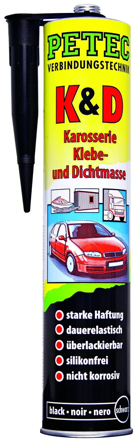 Karosserie Klebemasse/ Dichtmasse, schwarz, 310 ml - 1