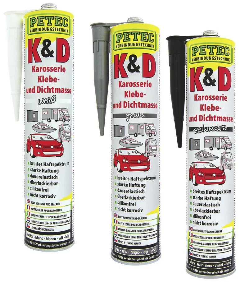 Karosserie Klebemasse/ Dichtmasse, schwarz, 310 ml - 3