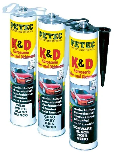 Karosserie Klebemasse/ Dichtmasse, schwarz, 310 ml - 5