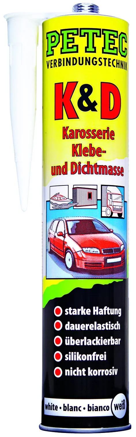 Karosserie Klebemasse/ Dichtmasse, schwarz, 310 ml - 7