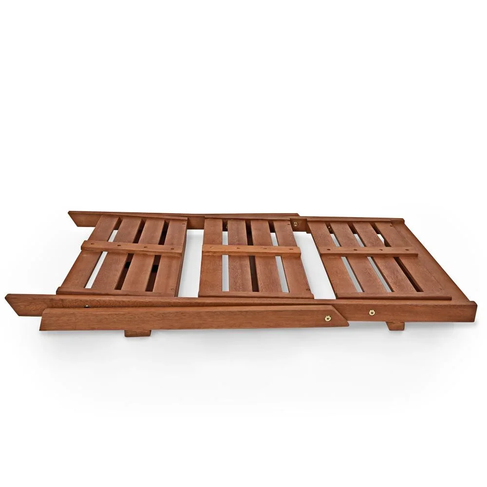 Blumentreppe 3 Stufen Akazienholz - 0