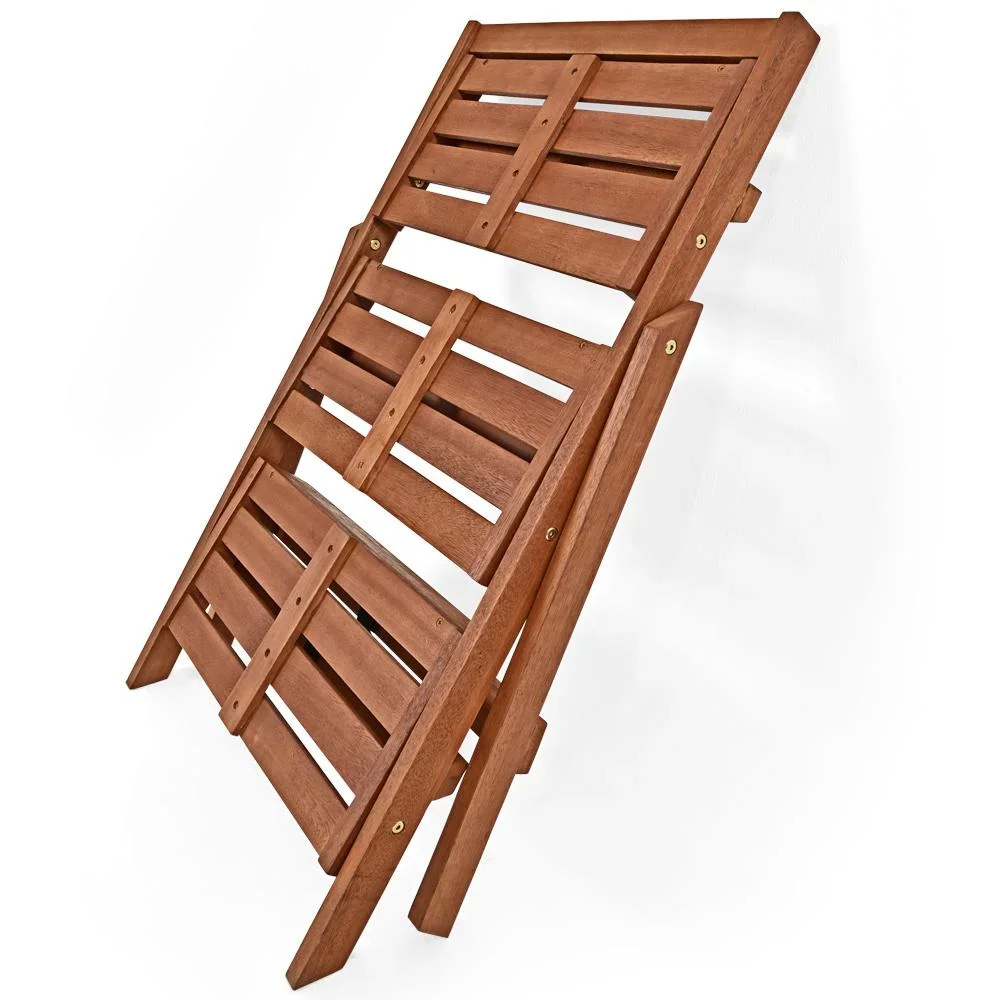 Blumentreppe 3 Stufen Akazienholz - 4