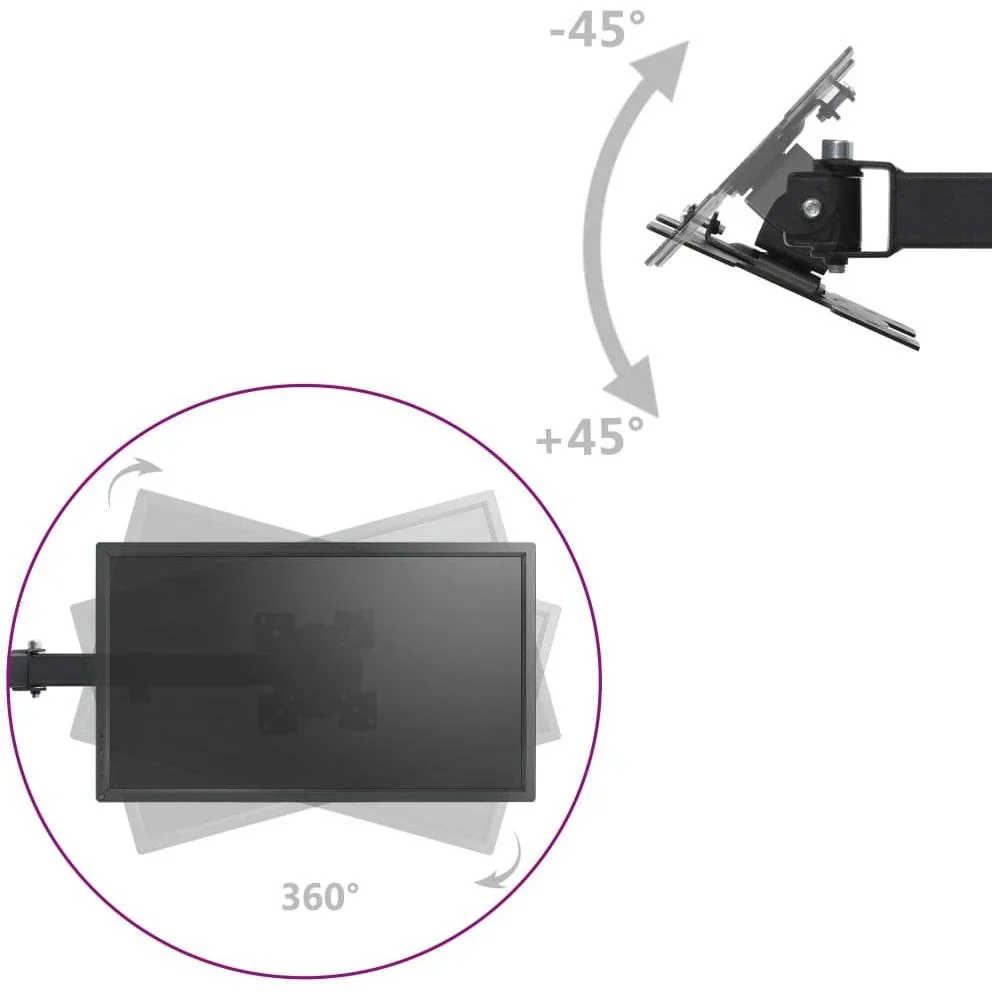 Monitorhalterung 4-armig 13"-23" - 0