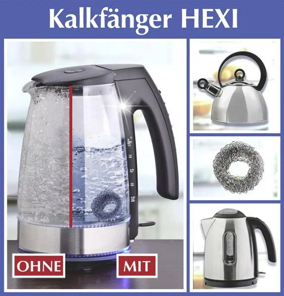 Kalkfänger HEXI, Edelstahl - 4