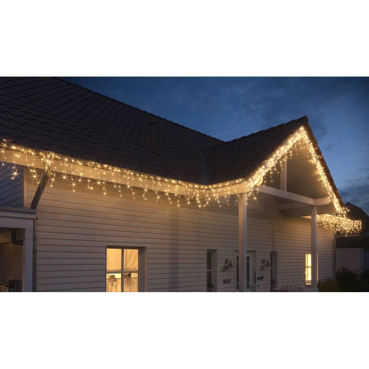 IJspegel verlichting 360 LED's warm wit binnen/buiten 12 meter IP44 - 6