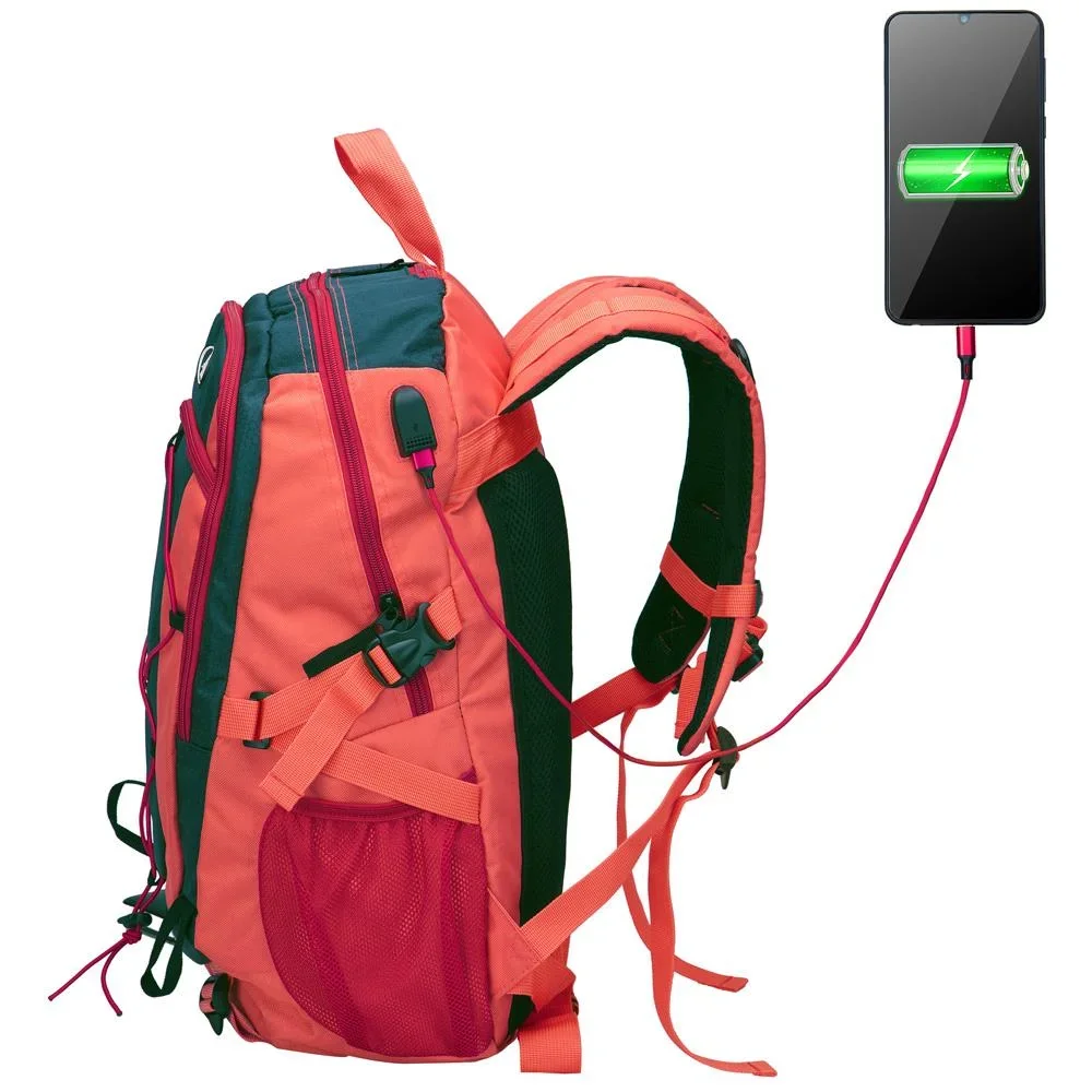 Sport- und Freizeit Rucksack 25L rot - 0