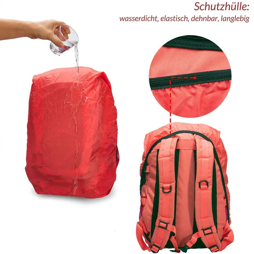 Sport- und Freizeit Rucksack 25L rot - 2