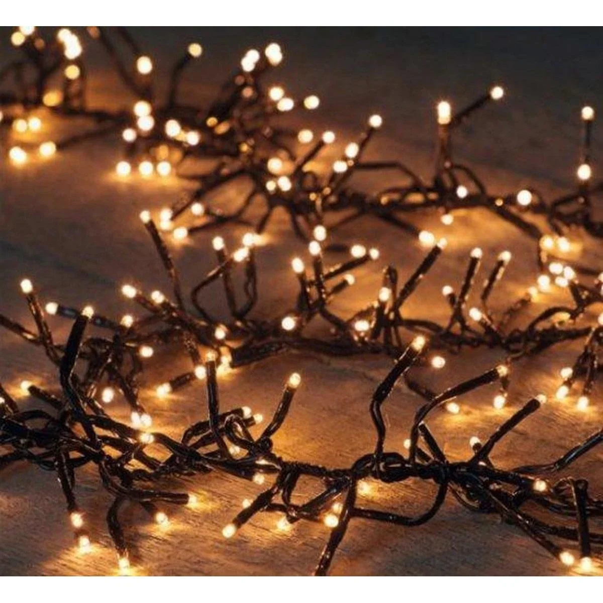 Weihnachtsbeleuchtung Snakelight 1000 LED - 40 Meter - warmweiß - Microcluster - 1
