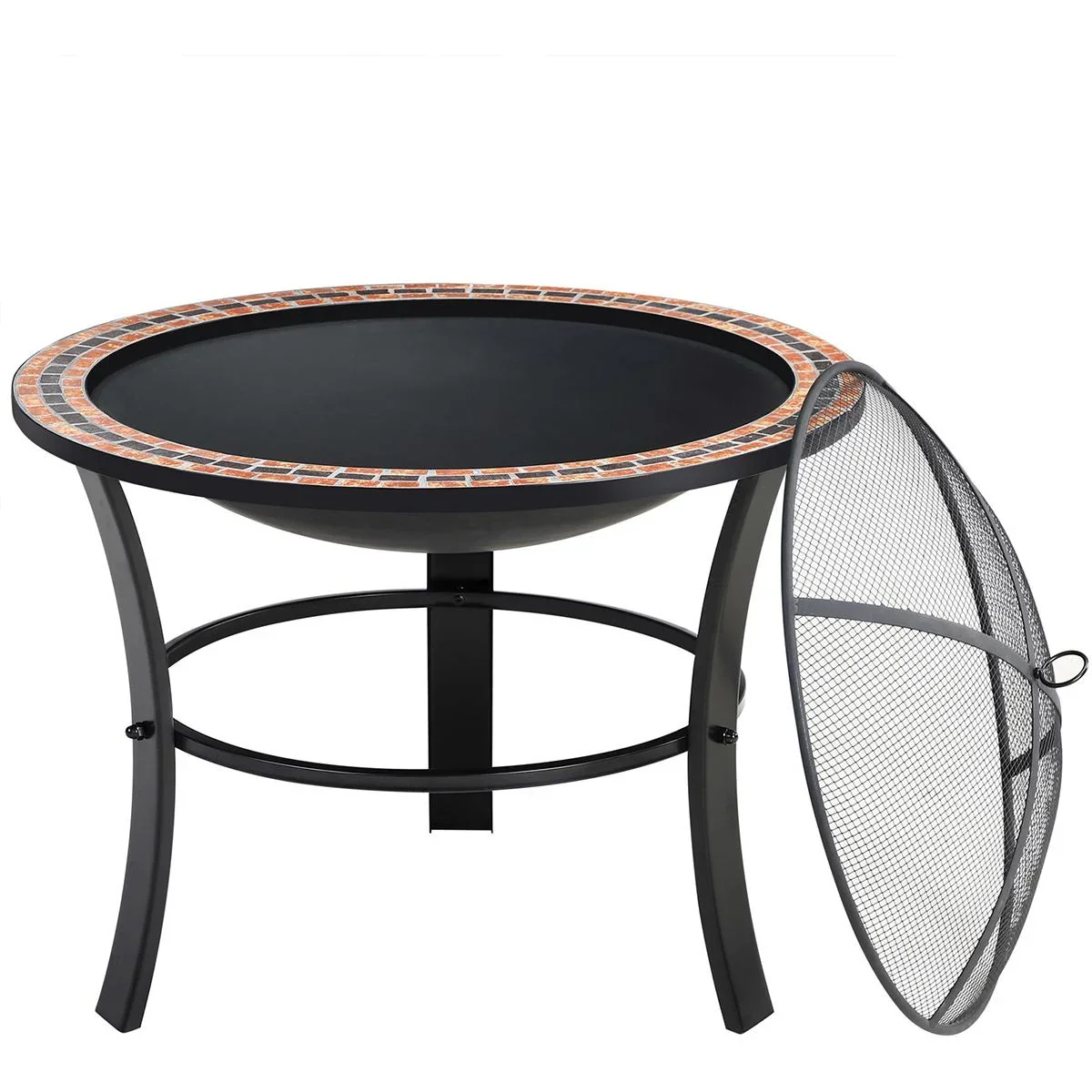 Mosaik Feuerschale Fuoco Rund - 3