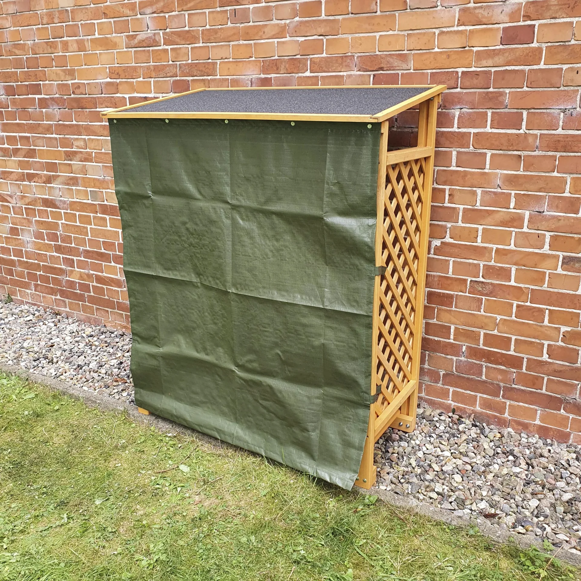 Kaminholzregal "Speyer" hb mit Wetterschutz - 0