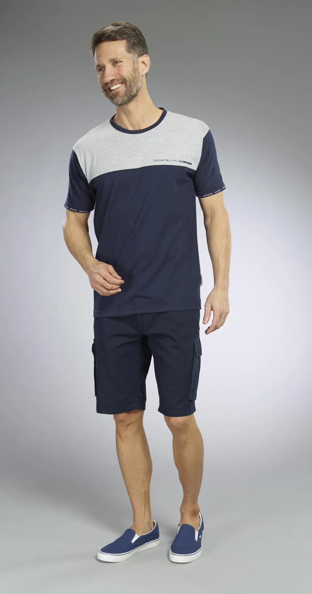 Bermuda Shorts, Farbe marine, Gr.M - 1