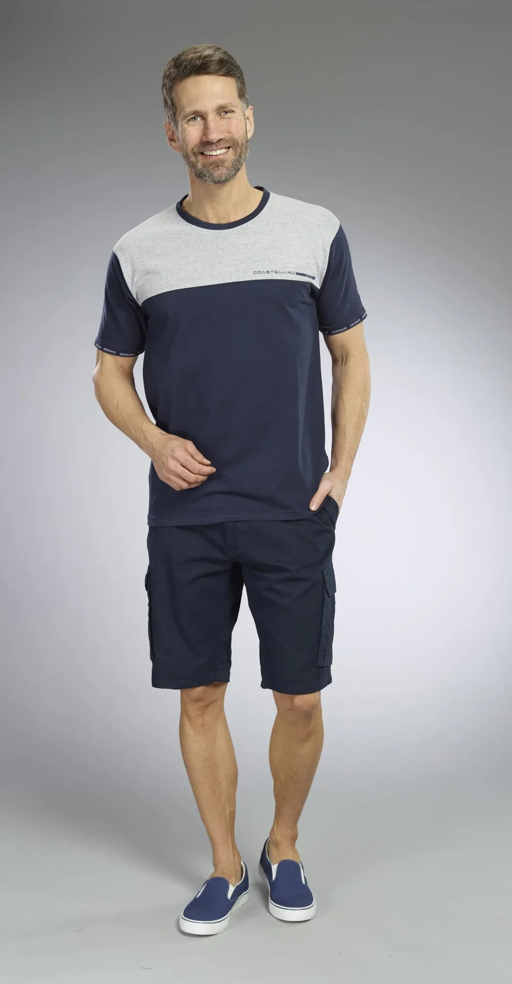 Bermuda Shorts, Farbe marine, Gr.M - 2