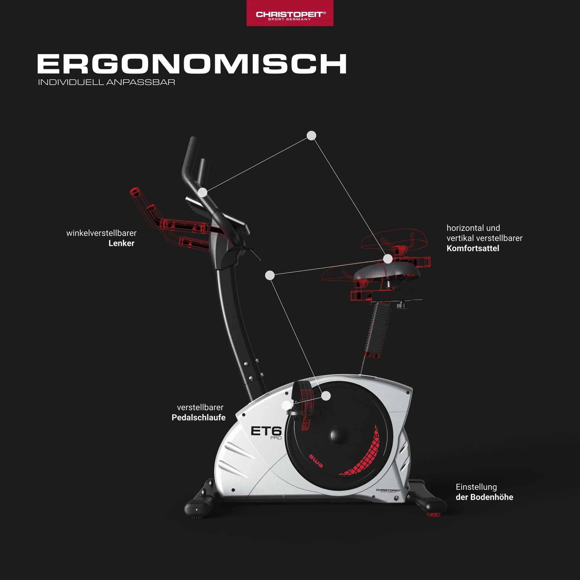 Ergometer ET 6 Pro - 1