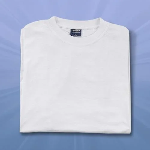 Big Size T - Shirt, weiß, Gr.L - 0