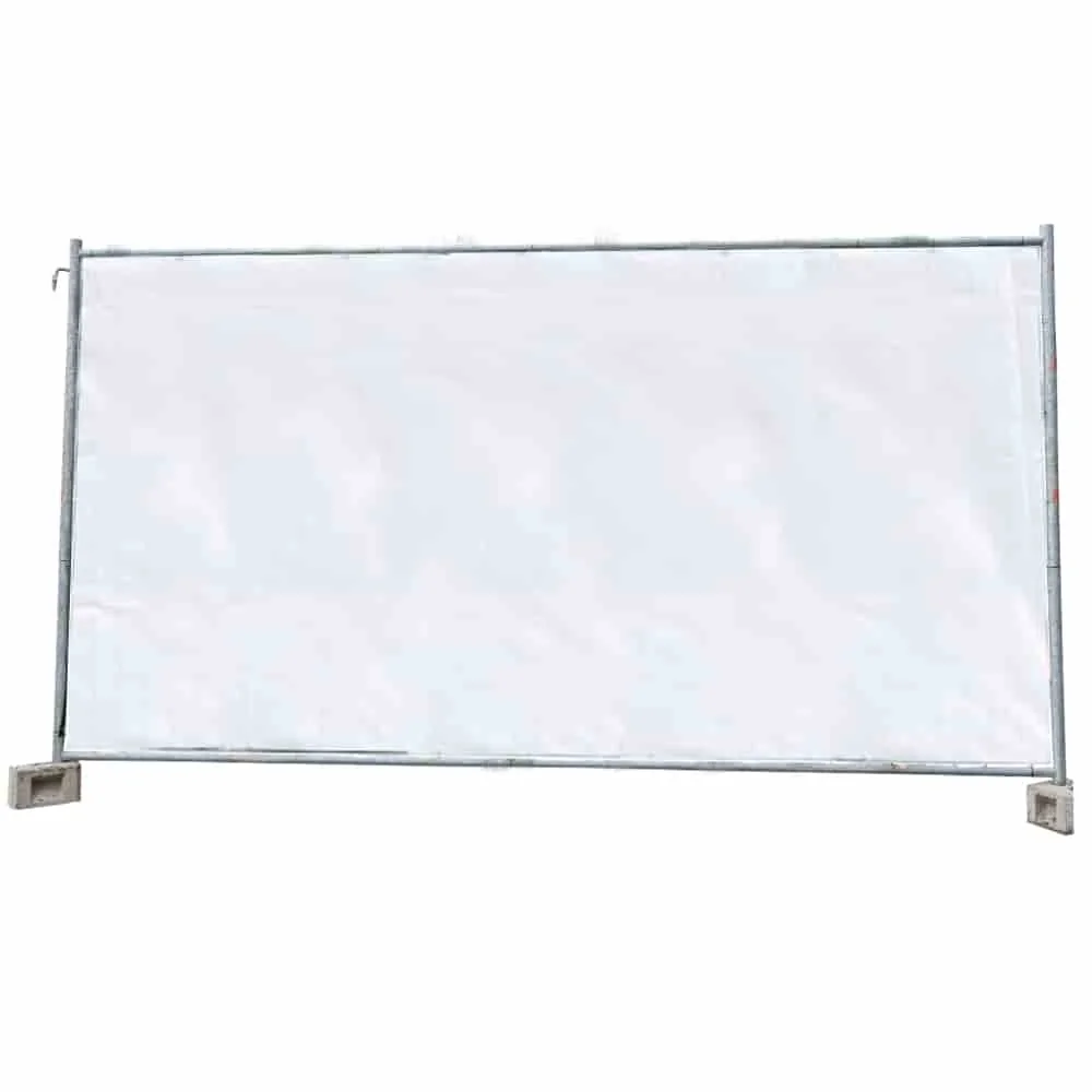 Bauzaunplane 160g/m² 1,76m x 3,41m Farbe wählbar-1