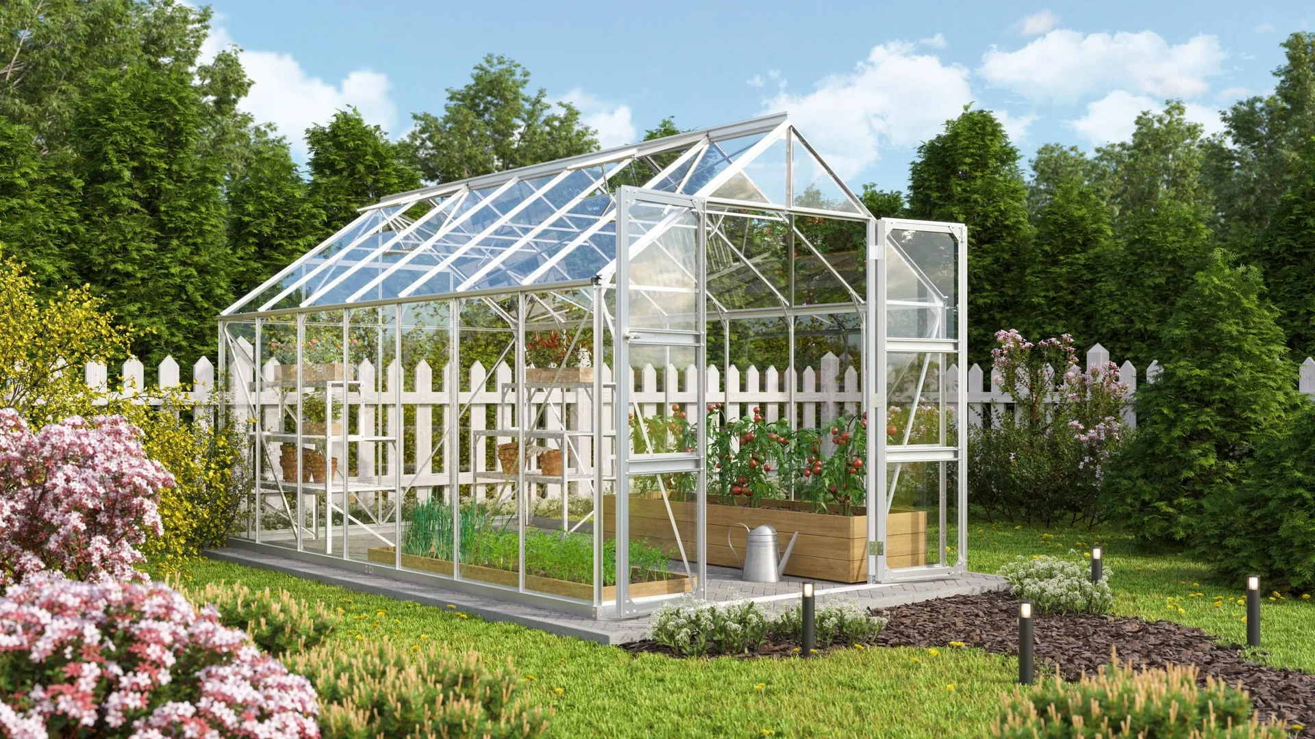 Gewächshaus Domus 11500 ESG alu - 0