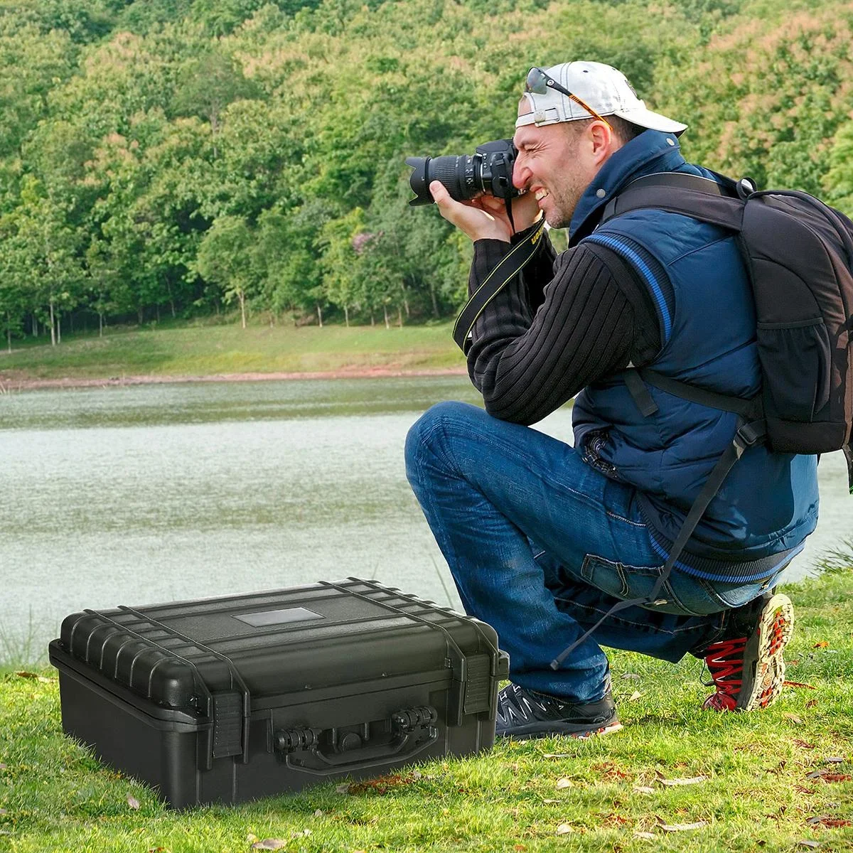 Werkzeugkoffer Leer mit Werkzeugki - 0