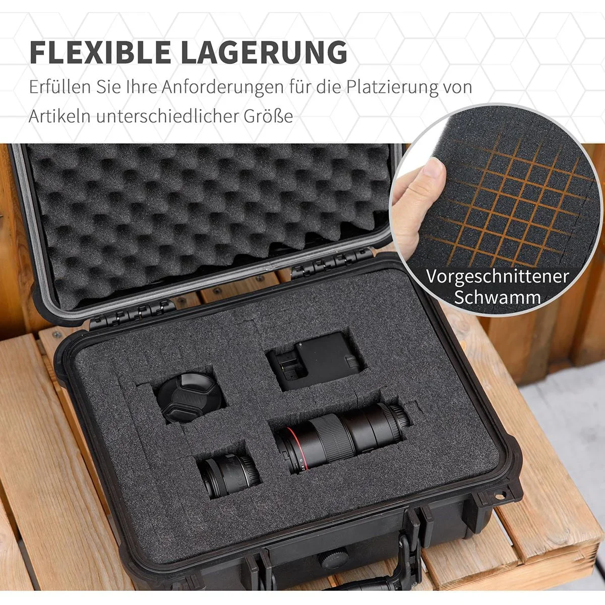 Werkzeugkoffer Leer mit Werkzeugki - 1