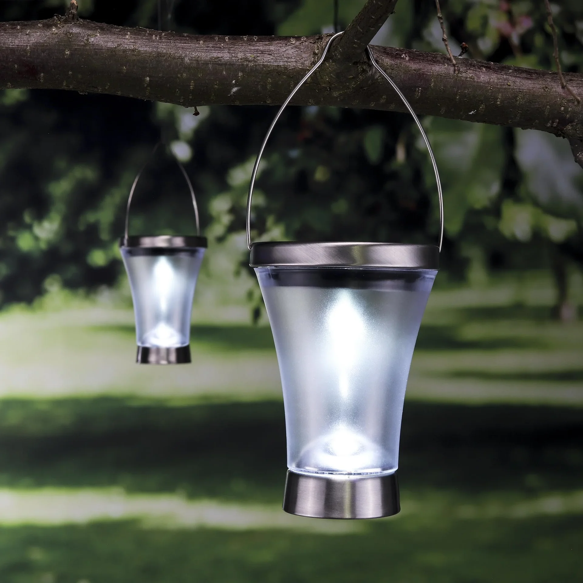 LED Solarlampe 3in1, 2er Set - 0