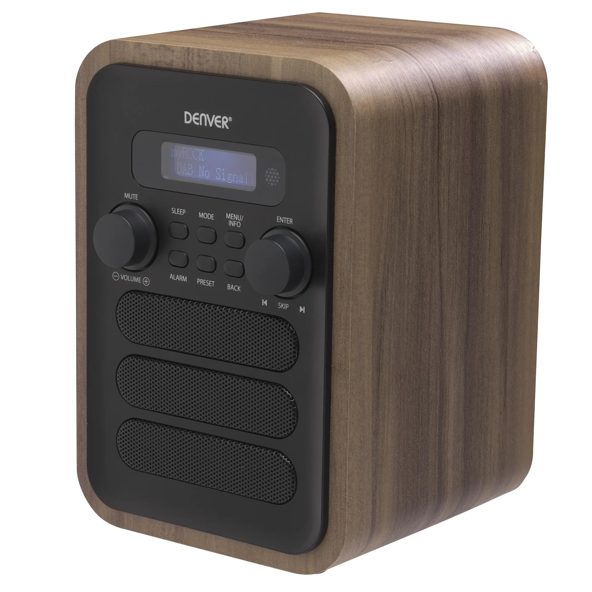 Radio mit elegantem Holz Design und Bluetooth Funktion, grau - 5