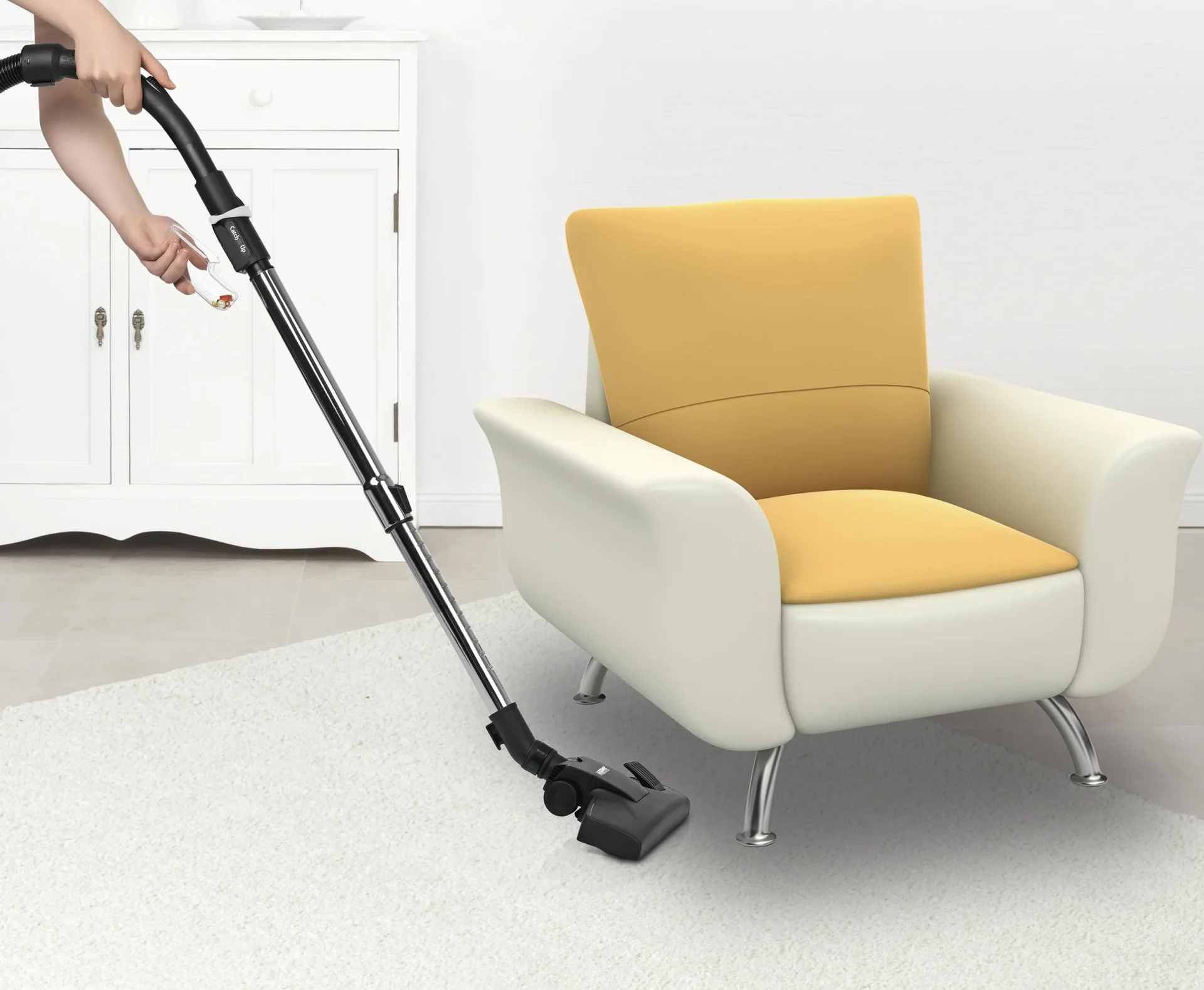 Staubsauger-Aufsatz "Catch Up", Schwarz - 2