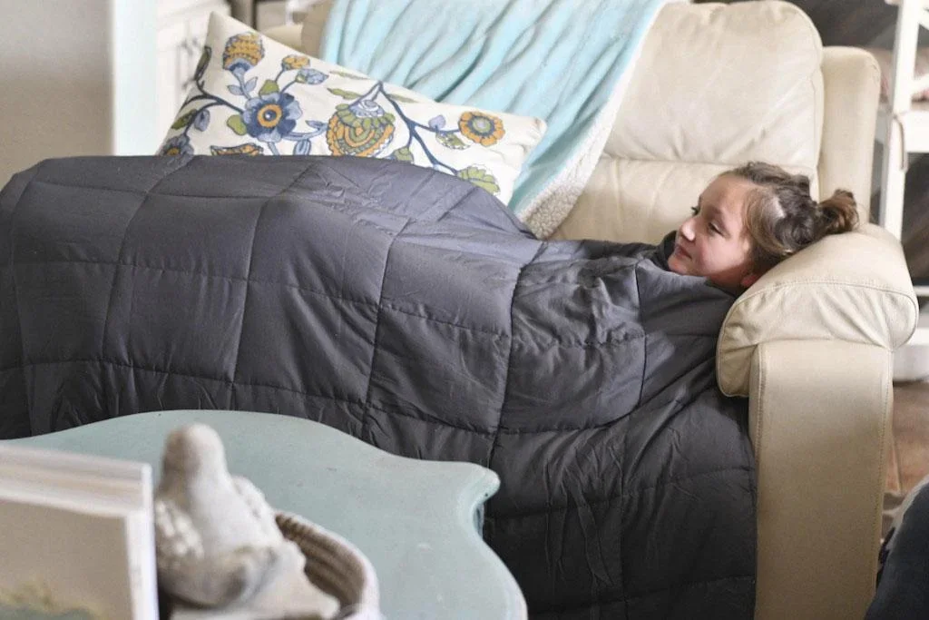 Gewichts-Decke, Therapie-Decke „Relax Vital“, 135 x 200 cm, 7,25 kg, Grau - 2