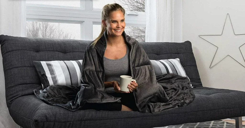 Gewichts-Decke, Therapie-Decke „Relax Vital“, 135 x 200 cm, 7,25 kg, Grau - 7