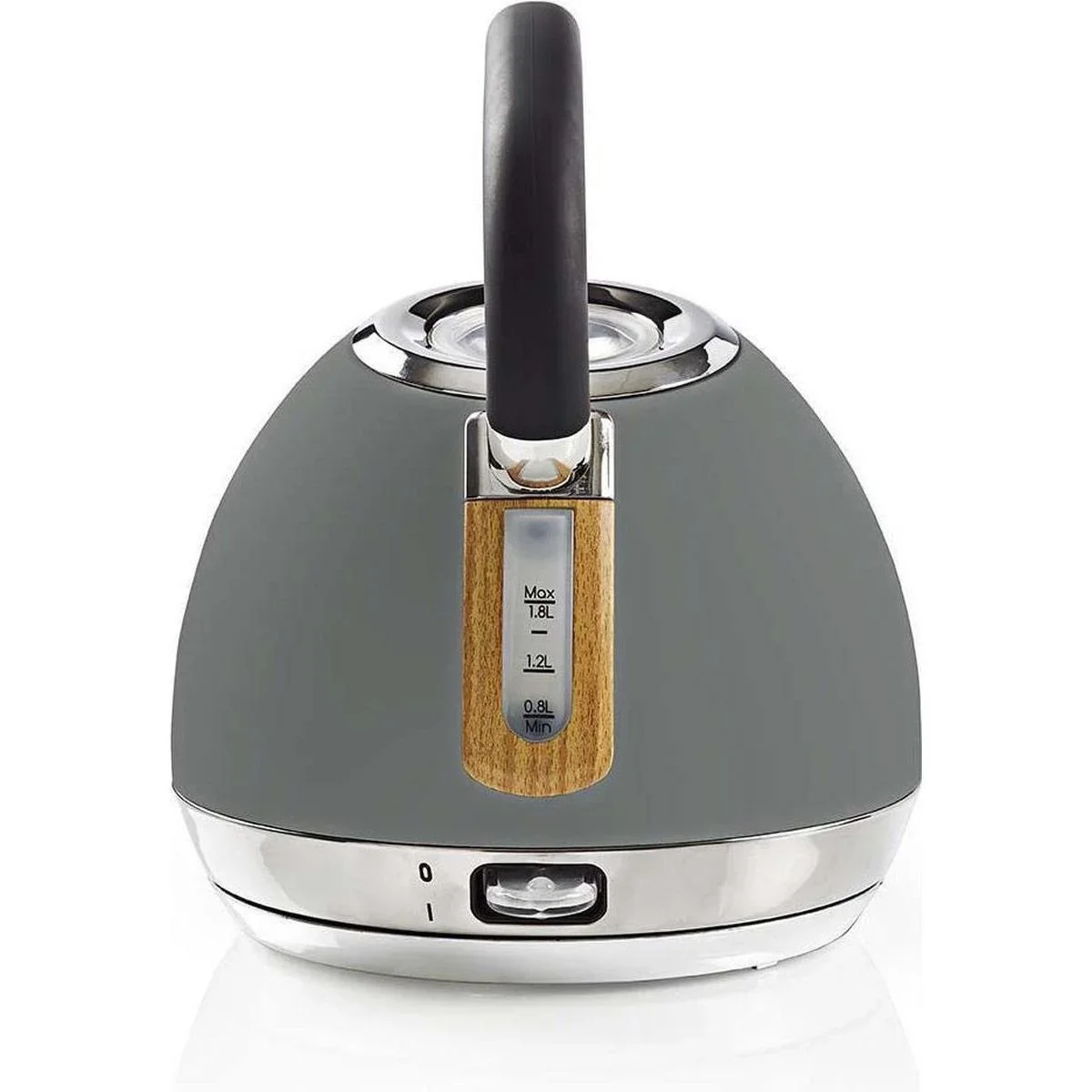 Nedis Elektrischer Wasserkocher 1,8 L Soft touch - Grau - 2