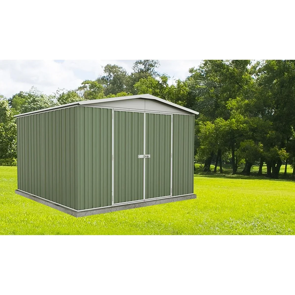 Absco Regent PE30292RK Metallschuppen - 300x292x206 cm - 4