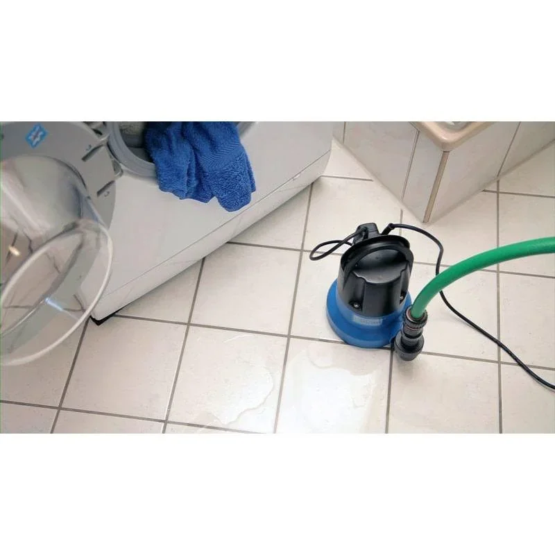 Flachsaugpumpe GFS401S 400W + Gartenschlauch 20m und Düsensatz - 0