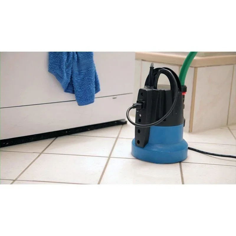 Flachsaugpumpe GFS401S 400W + Gartenschlauch 20m und Düsensatz - 5