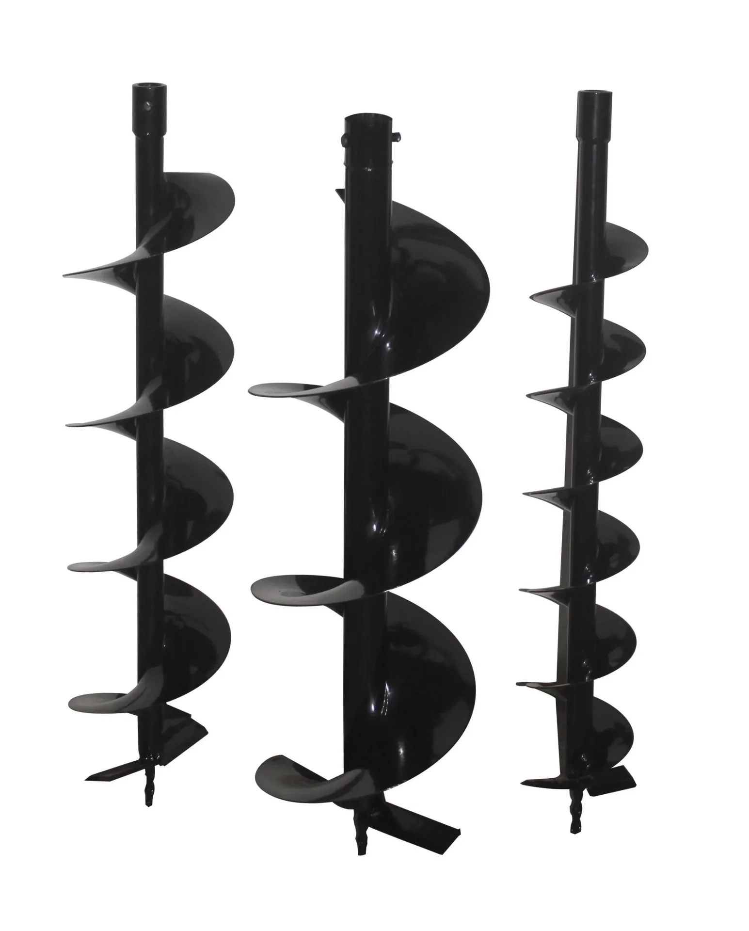 Erdlochbohrer "ZI-ELB70", mit 3 Bohrern, Grün/ Schwarz - 2