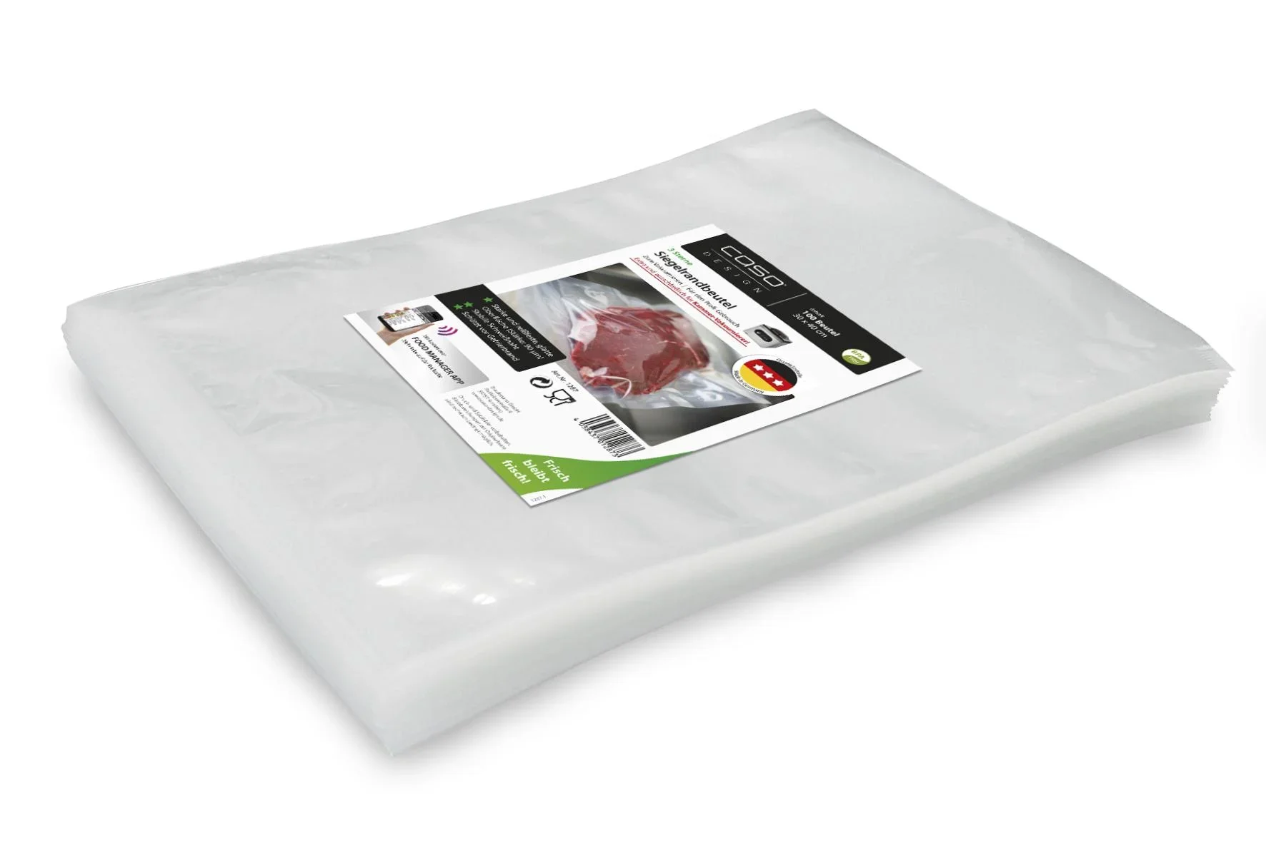 Siegelrandbeutel 30 x 40cm, 100 Stück - 0