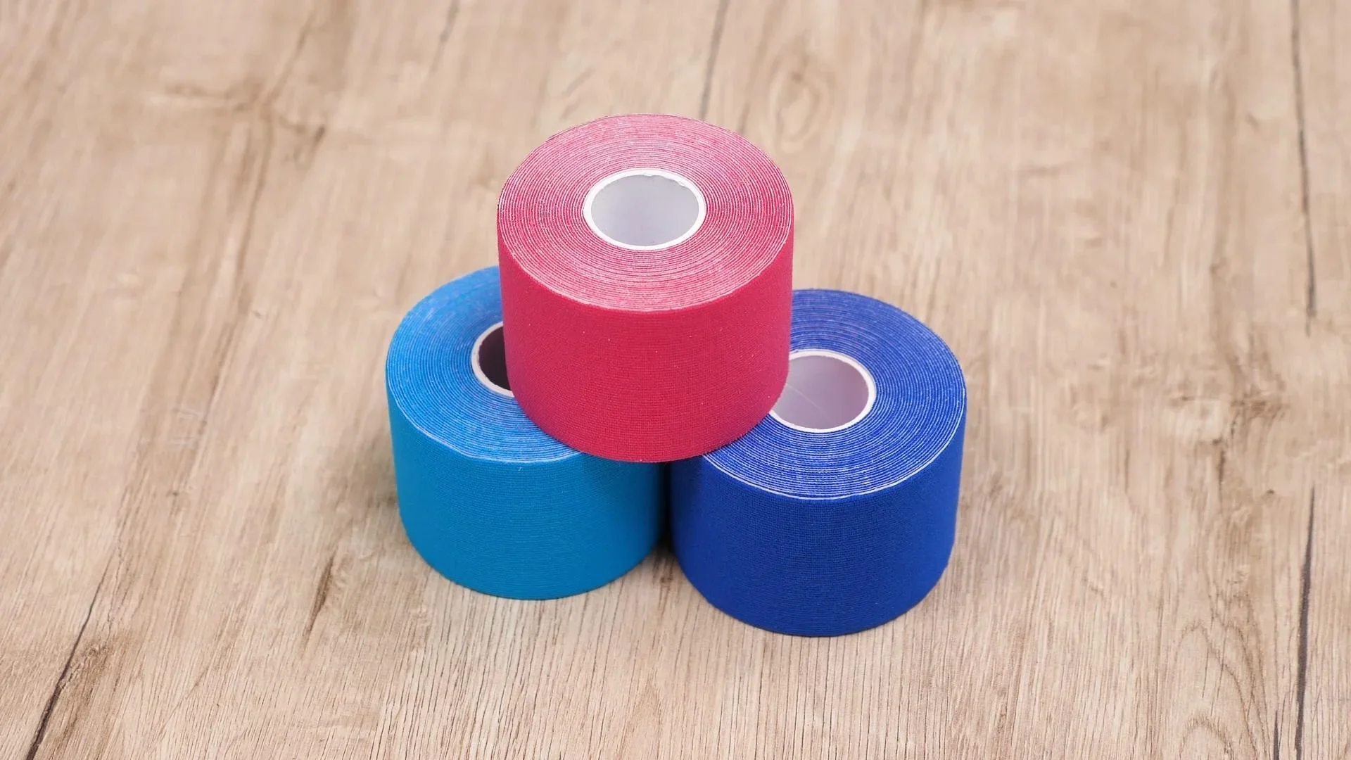 Kinesio-Tape, Physio-Tape, Türkis/ Dunkelblau/ Pink, 3-teilig - 8