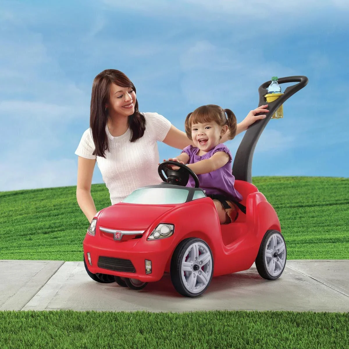 Easy Steer Sportster Red - Kinderwagen mit Schiebebügel - Für Kinder ab 2 Jahren und älter - 1