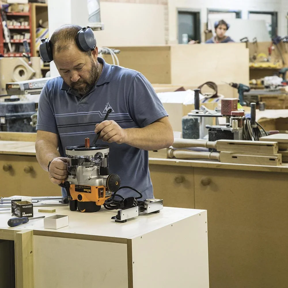 Präzisionsoberfräse MOF001 mit Doppelfunktion, 1400 Watt - 0