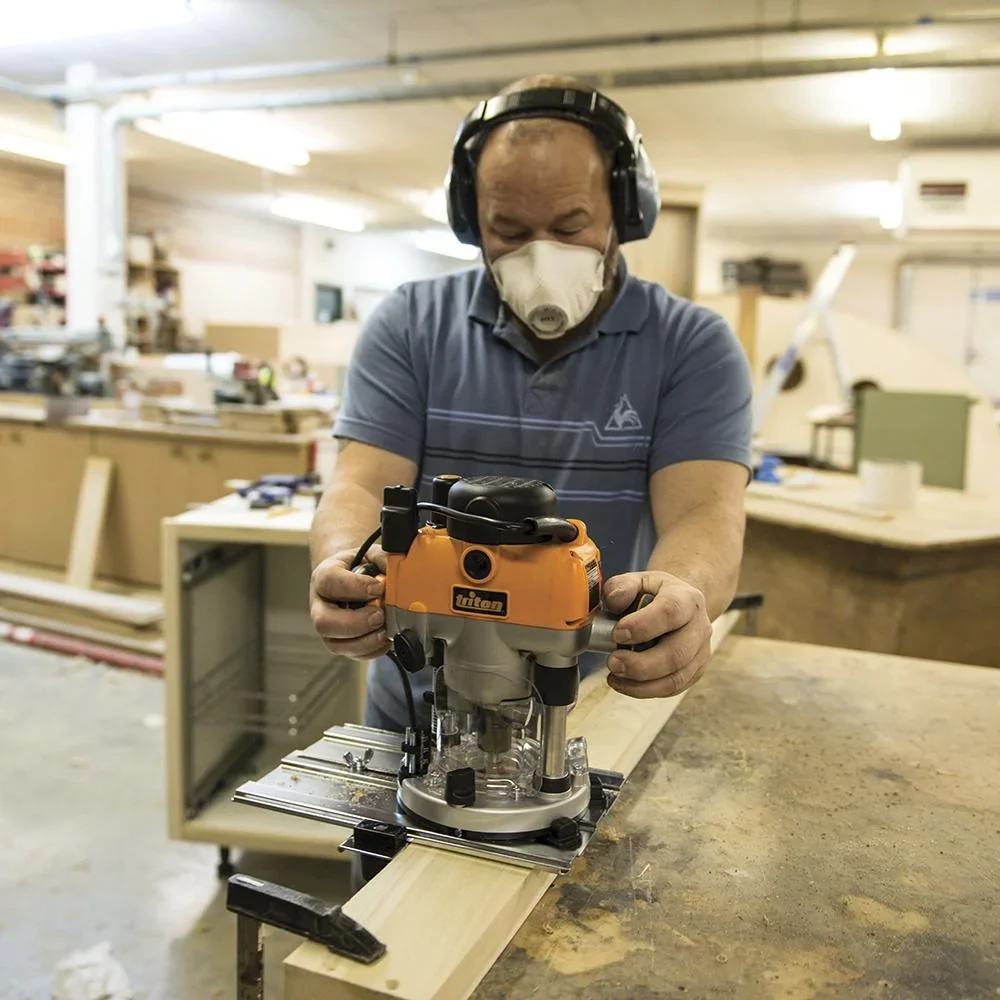 Präzisionsoberfräse MOF001 mit Doppelfunktion, 1400 Watt - 3