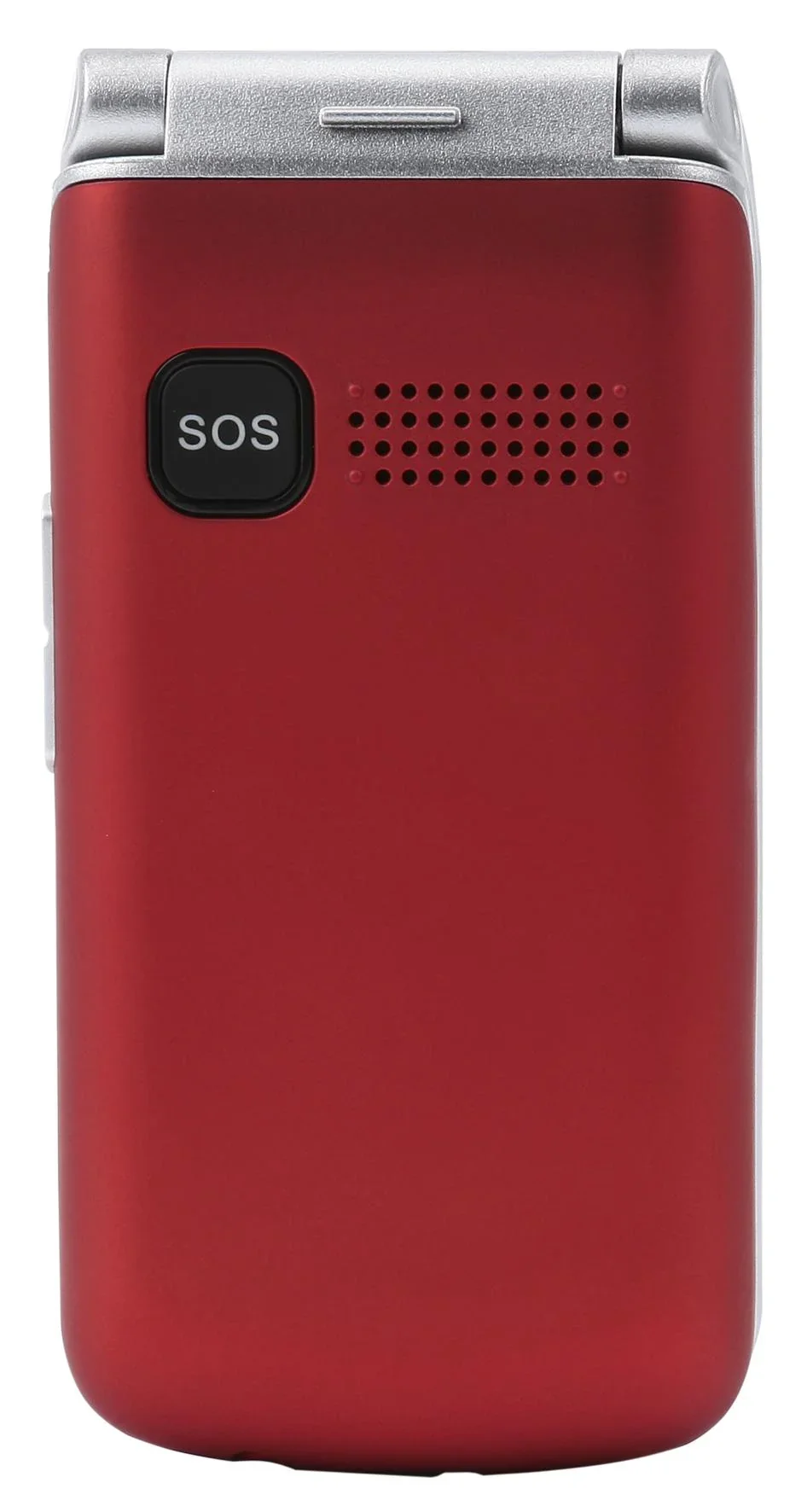 Großtasten-Klapphandy 4G mit Notruftaste, USB-C Anschluss, rot - 0