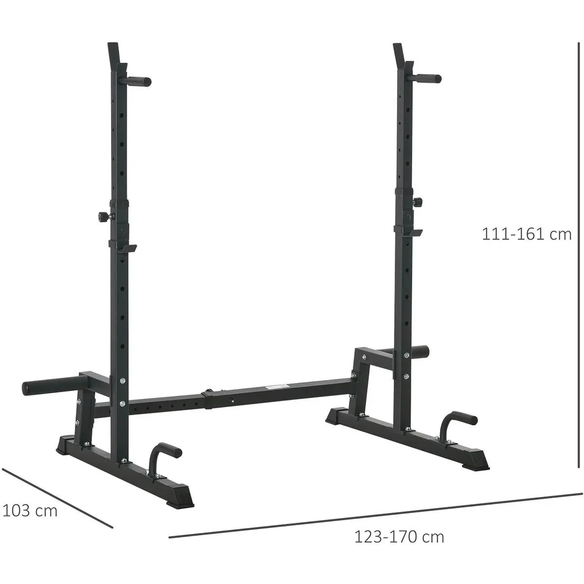 Hantelständer Multi-Funktions Langhantelablage Hantelablage höhenverstellbar Langhantel Krafttraining bis 150 kg belastb - 1