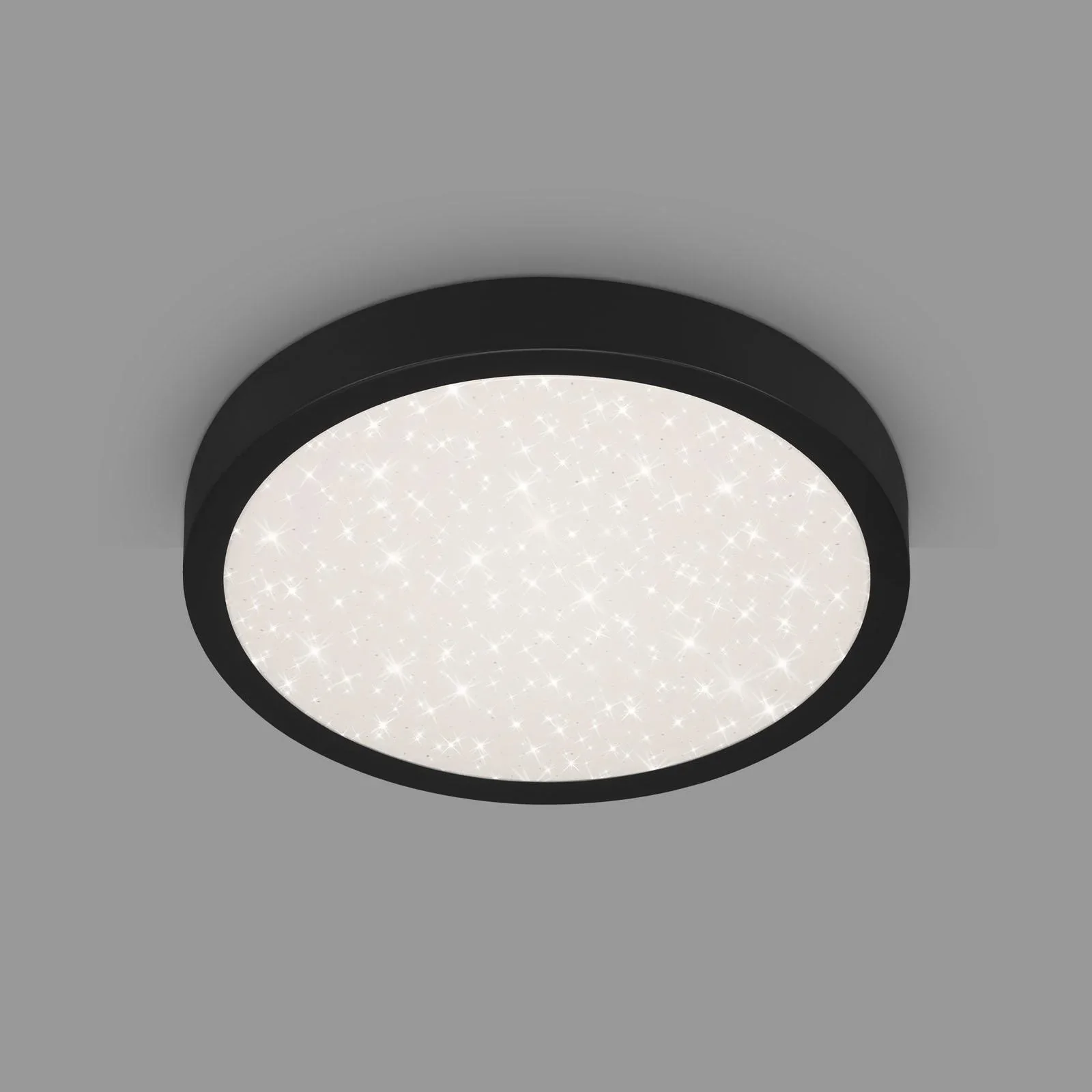 LED Außenleuchte mit Sternencover und schwarzem Metallrahmen, IP44, 18,5 Watt, 2.000 lm, 4.000 K - 0