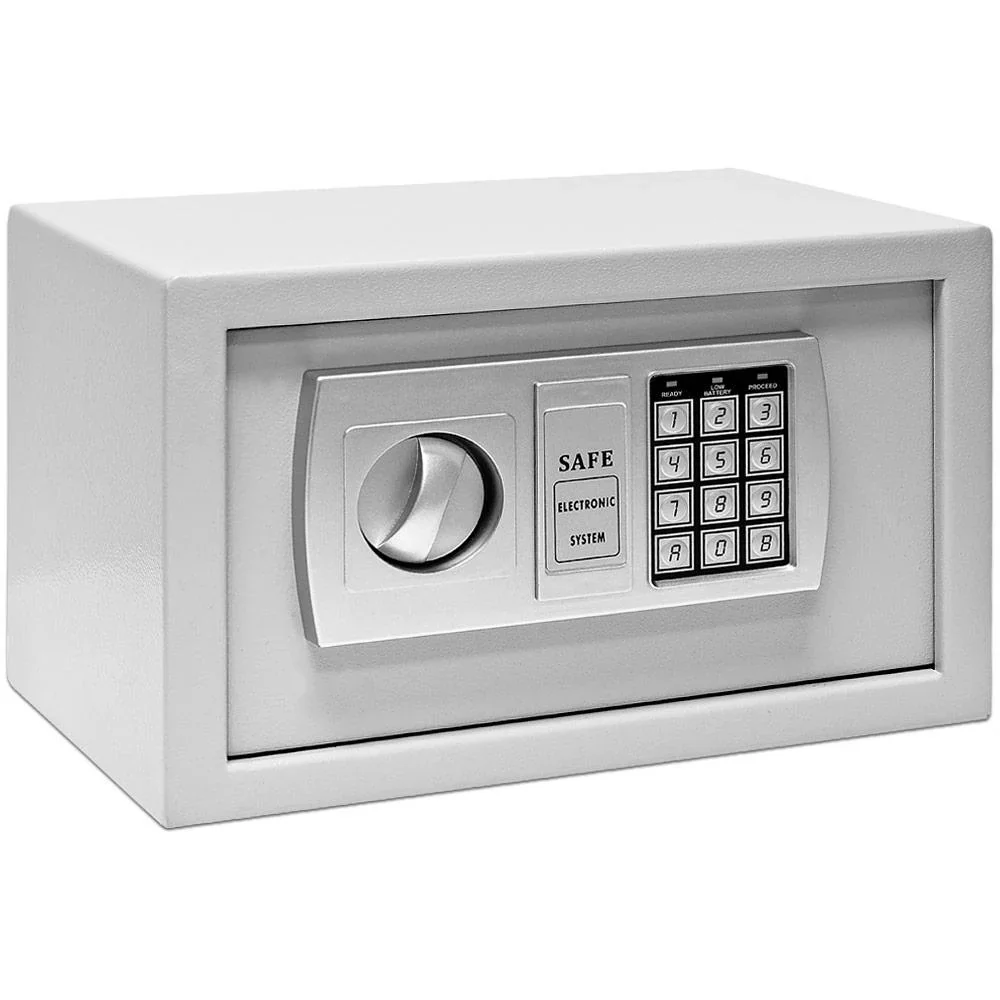 Elektrischer Möbeltresor 31x20x20cm - 3,2mm Tür inkl. Batterien - 2