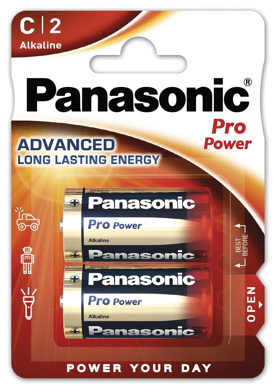 Pro Power Alkaline Baby C Batterie - 2 Stück - 1