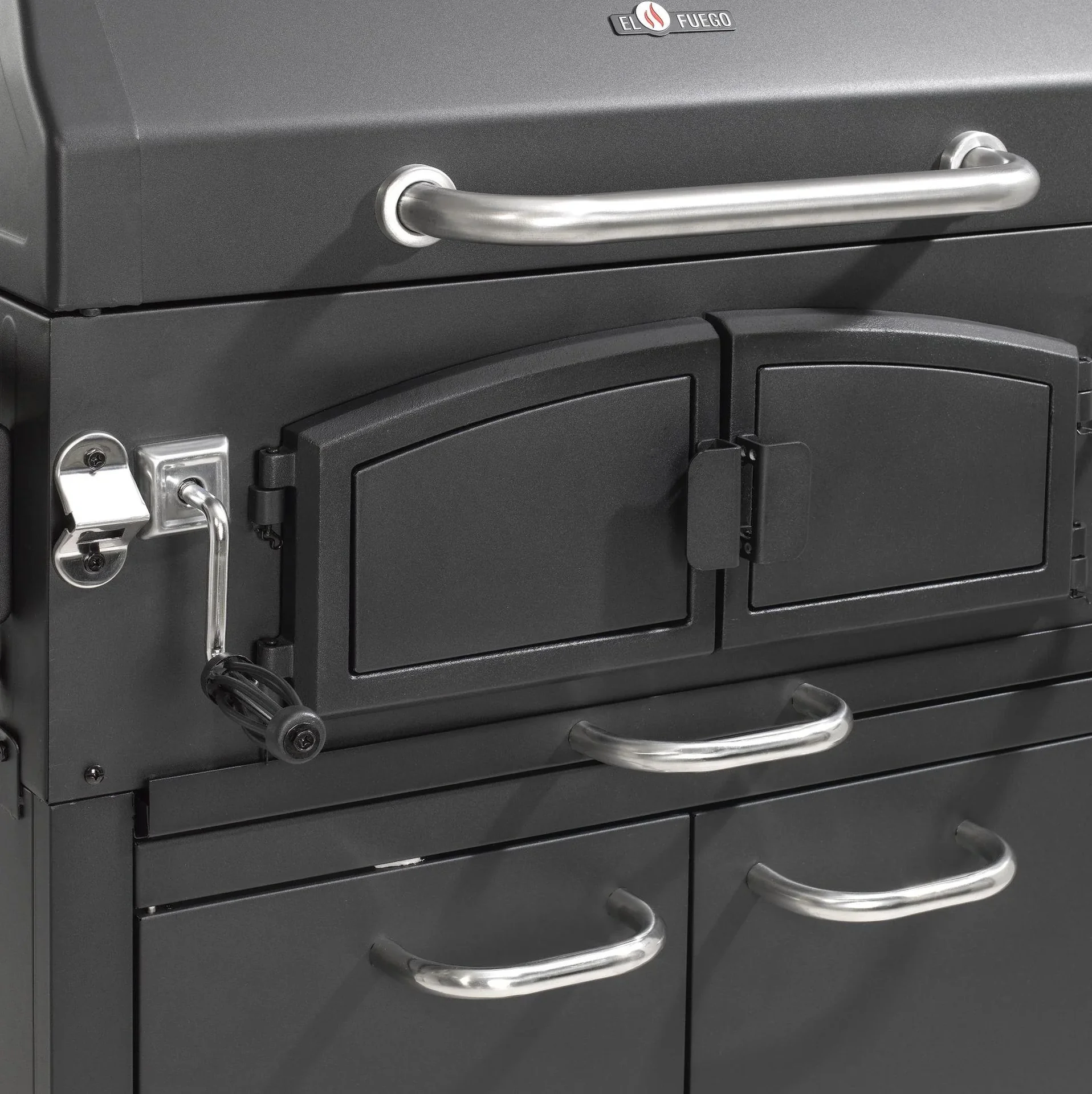 Holzkohlegrill-Smoker "Grand Ontario" - 9