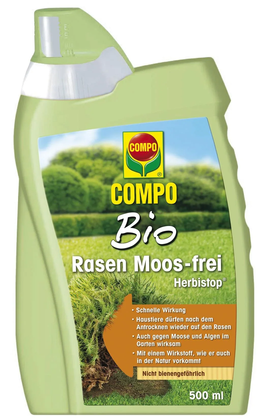 Bio Rasen Moos-frei Herbistop, 500 ml - 0