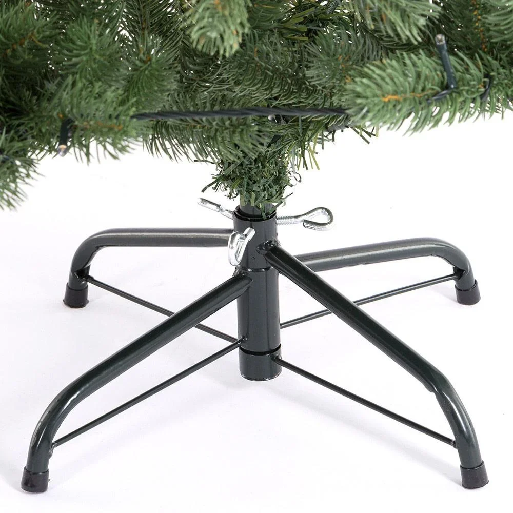 Weihnachtsbaum - 140cm inkl. Weihnachtsbaumbeleuchtung MIT Perel Smart Home Wifi Plug für den Innenbereich - 6